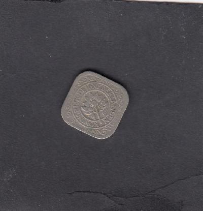 Beschrijving: 5 Cent WILHELMINA  